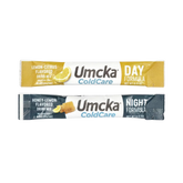 Nature's Way, Umcka, Cold Care, Day + Night, Soothing Hot Drink, Lemon-Citrus, Honey-Lemon, 12 Packets, 0.17 Oz Each