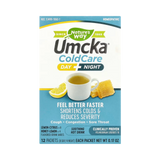 Nature's Way, Umcka, Cold Care, Day + Night, Soothing Hot Drink, Lemon-Citrus, Honey-Lemon, 12 Packets, 0.17 Oz Each