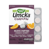 Nature's Way, Umcka Cold+Flu Chewables, Orange, 20 Tablets