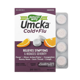 Nature's Way, Umcka Cold+Flu Chewables, Orange, 20 Tablets
