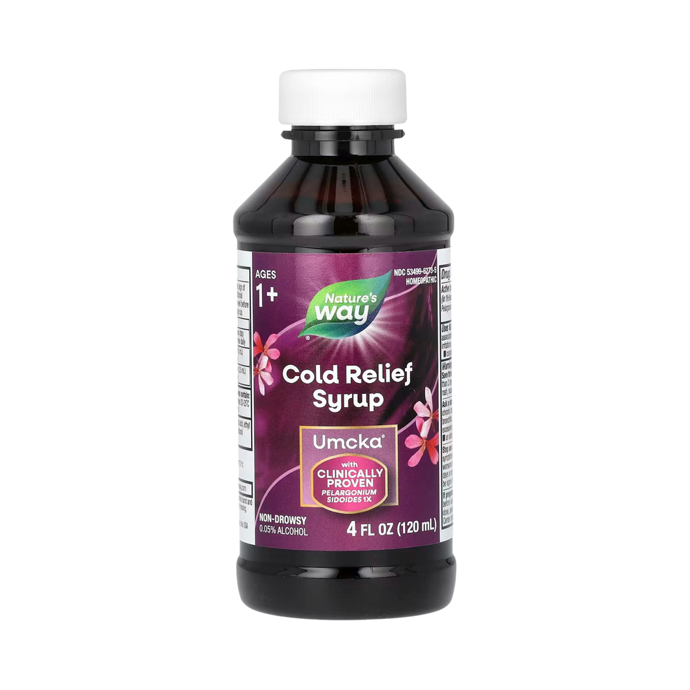 Nature's Way, Umcka, Cold Relief Syrup, Ages 1+, Cherry, 4 Fl Oz