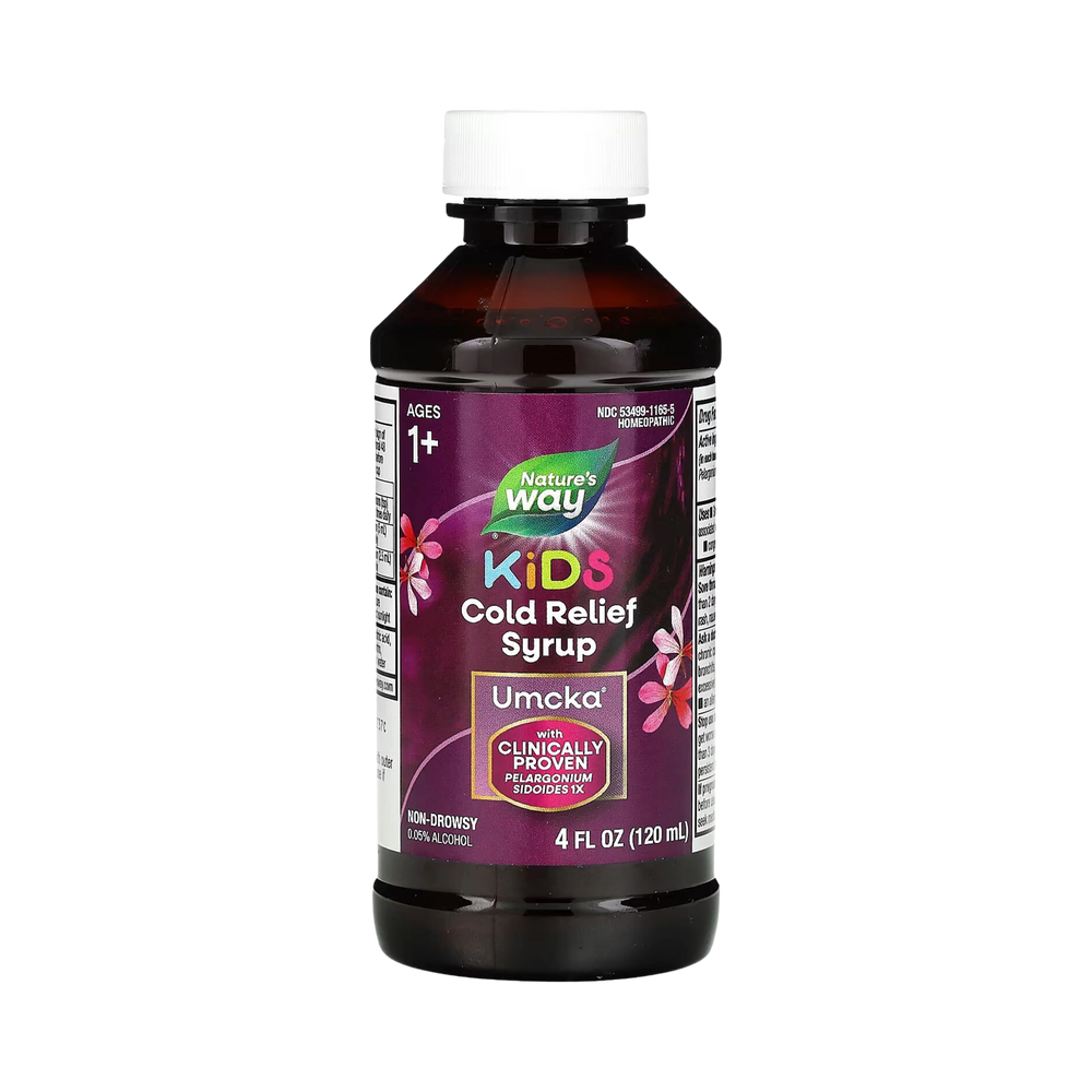 Nature's Way, Umcka, ColdCare Cough Syrup Cherry For Kids, 4 Oz
