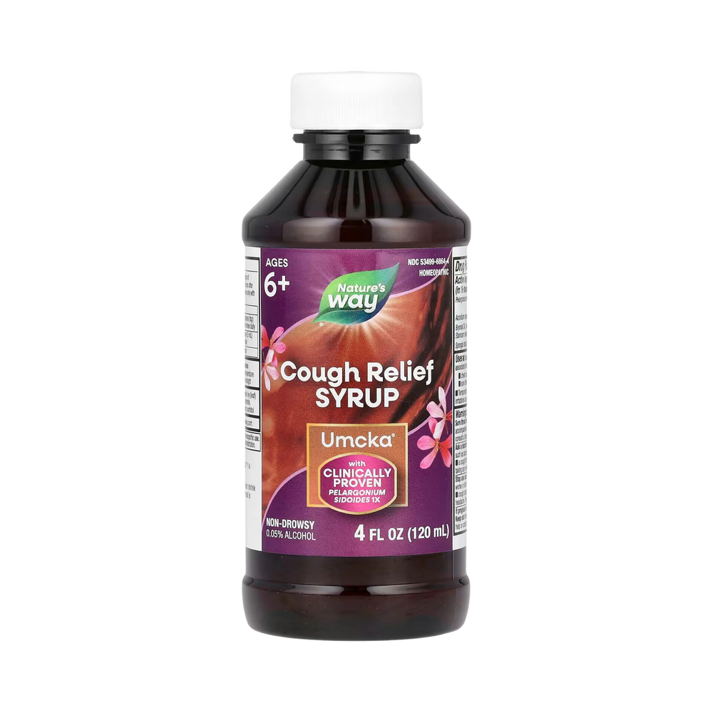 Nature's Way, Umcka, Cough Relief Syrup, Ages 6+, 4 Fl Oz
