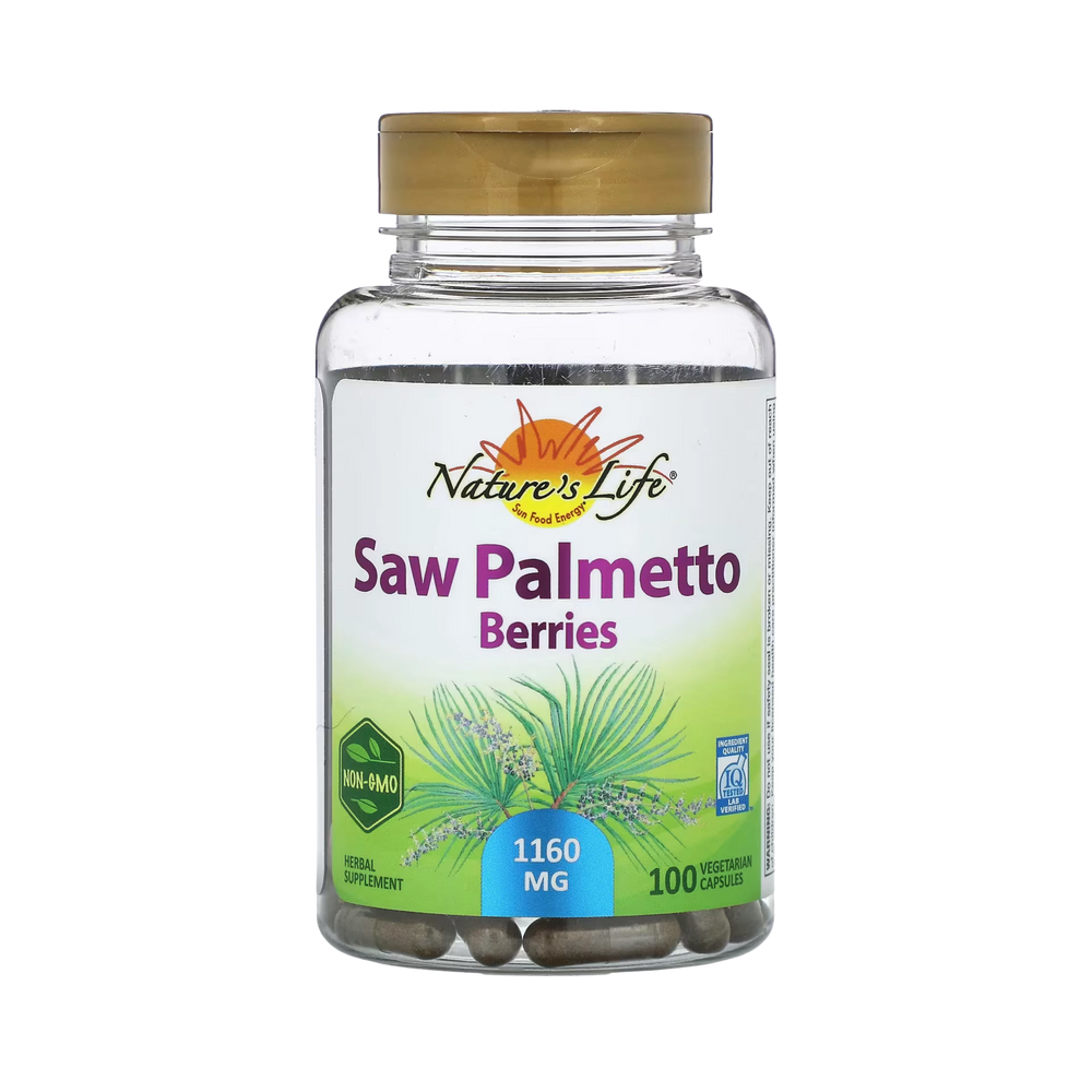 Natures Life Saw Palmetto Berries 100 Veg Capsules