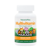 NaturesPlus, Animal Parade, Children's Chewable Multivitamin, Orange, 90 Animal-Shaped Tablets