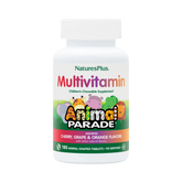 NaturesPlus, Animal Parade, Children's Chewable Multivitamin Supplement, Cherry, Grape & Orange, 180 Animal-Shaped Tablets