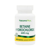 NaturesPlus, Betaine Hydrochloride, 600 Mg, 90 Tablets