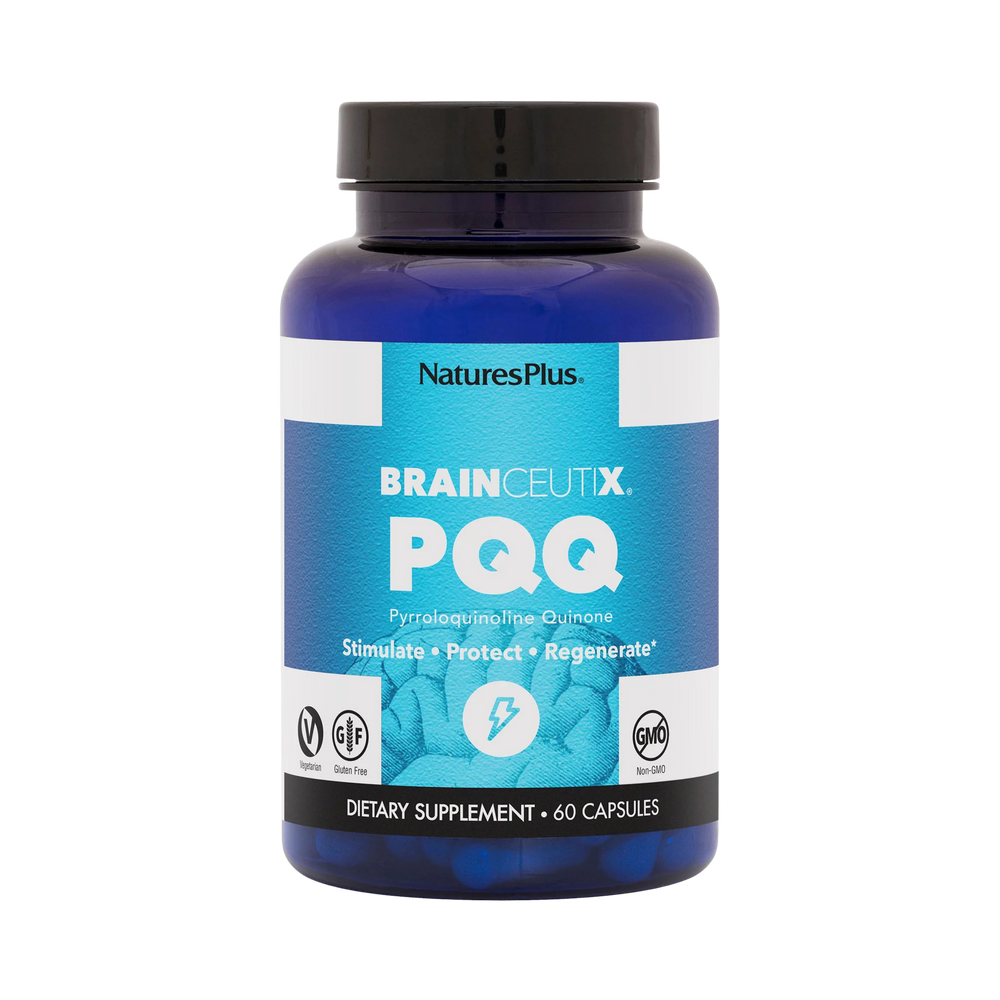 NaturesPlus, BrainCeutix PQQ, 20 Mg, 60 Capsules