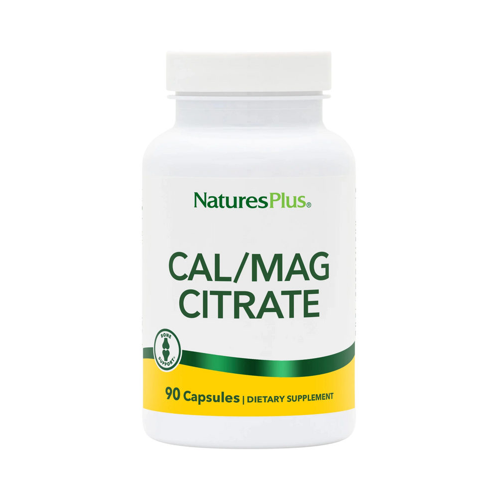 NaturesPlus, Cal/Mag Citrate, 90 Capsules