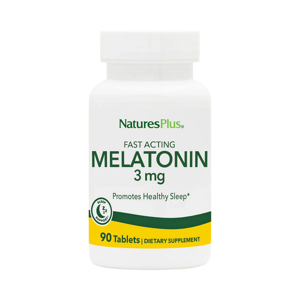 NaturesPlus, Fast Acting Melatonin, 3 Mg, 90 Tablets
