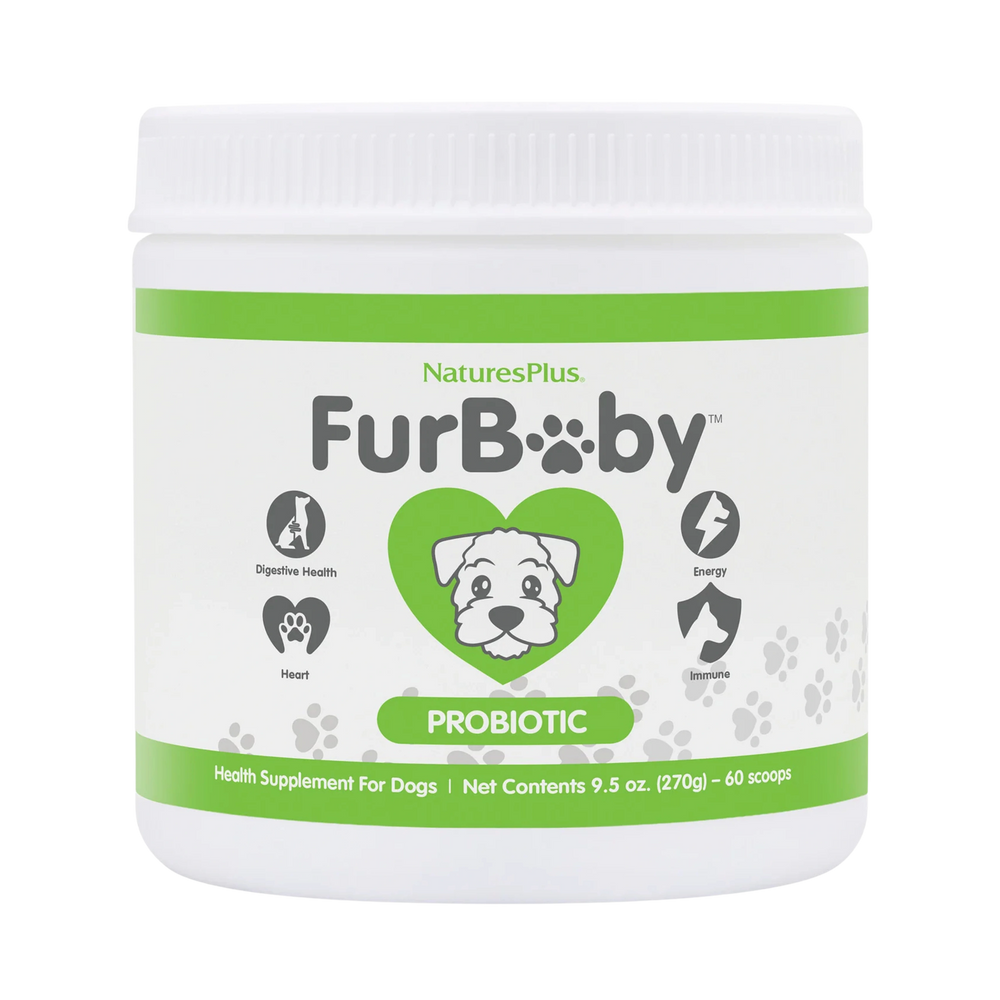 NaturesPlus, FurBaby, Probiotic for Dogs, 9.5 Oz