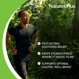 NaturesPlus, Gi Natural, Reflux Ease, Vanila, 60 Chewable Tablets