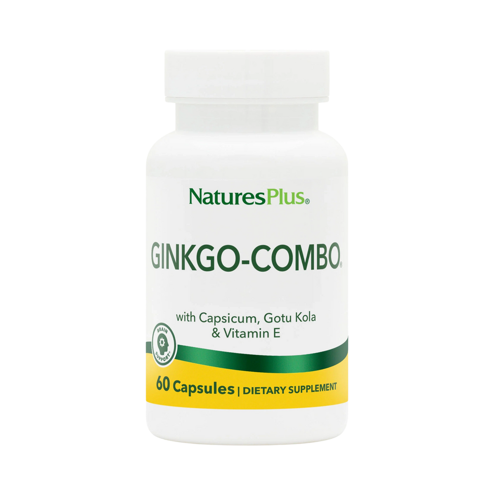 NaturesPlus, Ginkgo-Combo, 60 Veg Capsules
