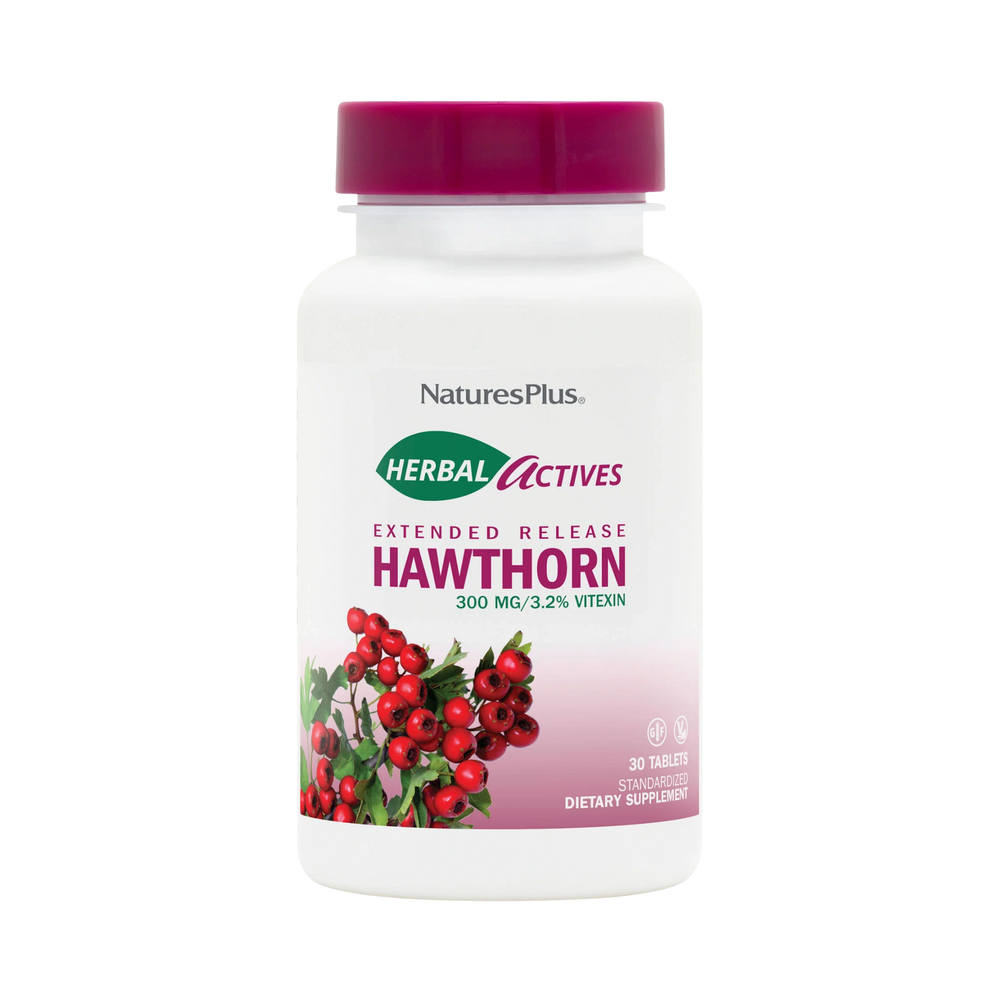 NaturesPlus, Hawthorne Extract, 300 Mg, Time Release, 30 Sustained Release Tablets