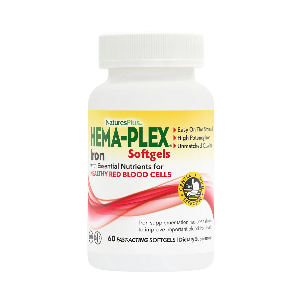 NaturesPlus, Hema-Plex, 60 Fast-Acting Softgels