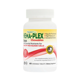 NaturesPlus, Hema-Plex Iron Chewables, Mixed Berry, 60 Chewable Tablets