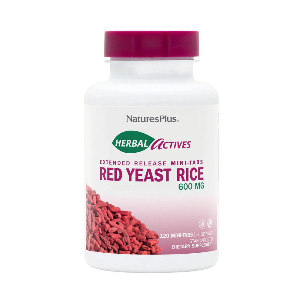 NaturesPlus, Herbal Actives, Red Yeast Rice, 120 Mini-Tablets