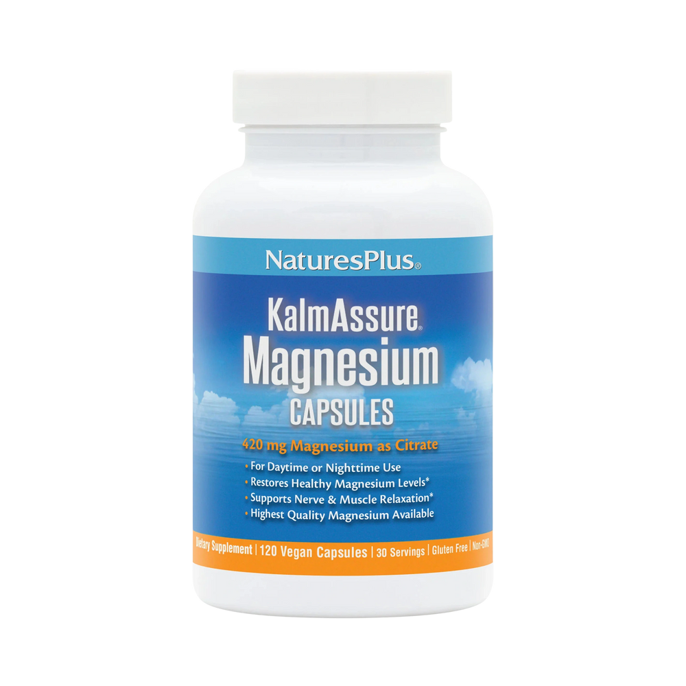 NaturesPlus, KalmAssure, Magnesium, 120 Vegan Capsules