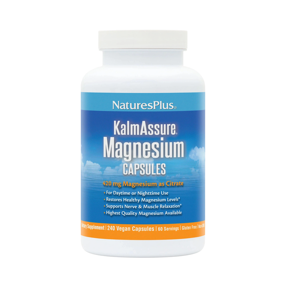 NaturesPlus, KalmAssure, Magnesium, 240 Vegan Capsules