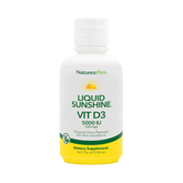 NaturesPlus, Liquid Sunshine, Vitamin D3, Tropical Citrus, 125 Mcg (5000 IU), 16 Fl Oz