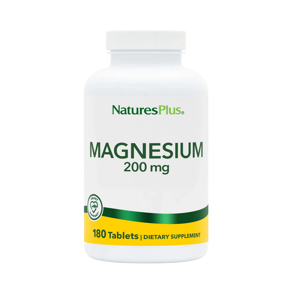 NaturesPlus, Magnesium, 200 Mg, 180 Tablets