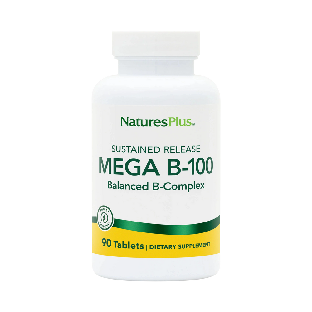 NaturesPlus, Mega B-100 Time Release, 90 Sustained Release Tablet