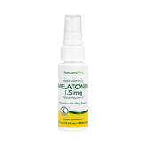 NaturesPlus, Melatonin, Fast Acting, Natural Peppermint, 1.5 Mg, 2 Fl Oz