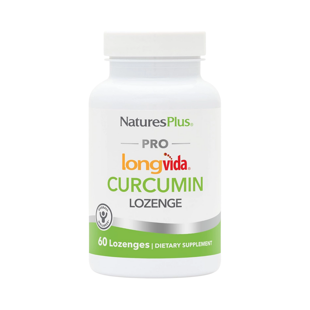 NaturesPlus, PRO longvìda Curcumin Lozenge, 60 Lozenges