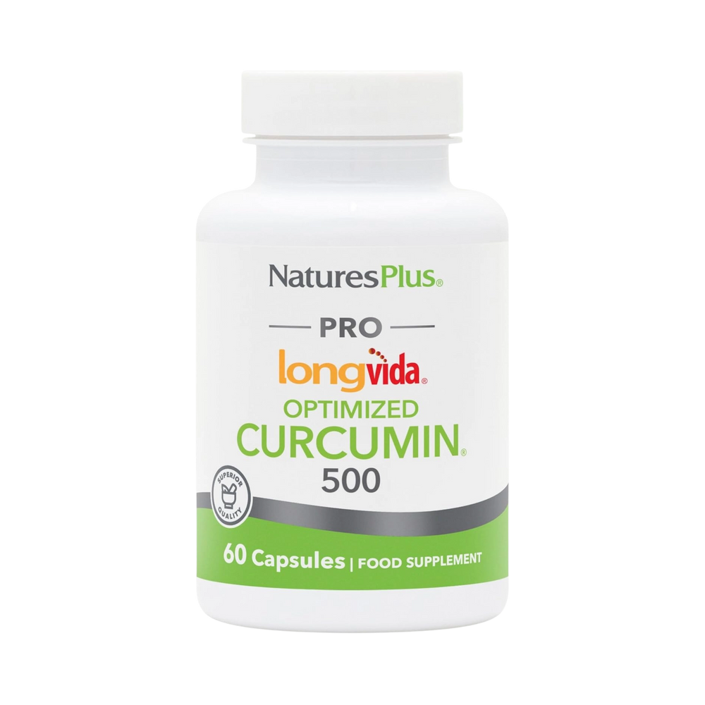 NaturesPlus, Pro Longvida, Curcumin, 500 Mg, 60 Capsules