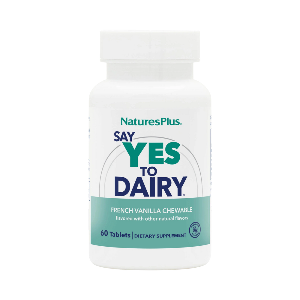 NaturesPlus, Say Yes to Dairy, French Vanilla, 60 Tablets