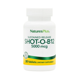 NaturesPlus, Shot-O-B12, 5,000 Mcg, 30 Tablets
