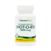 NaturesPlus, Shot-O-B12, 5,000 Mcg, 60 Tablets