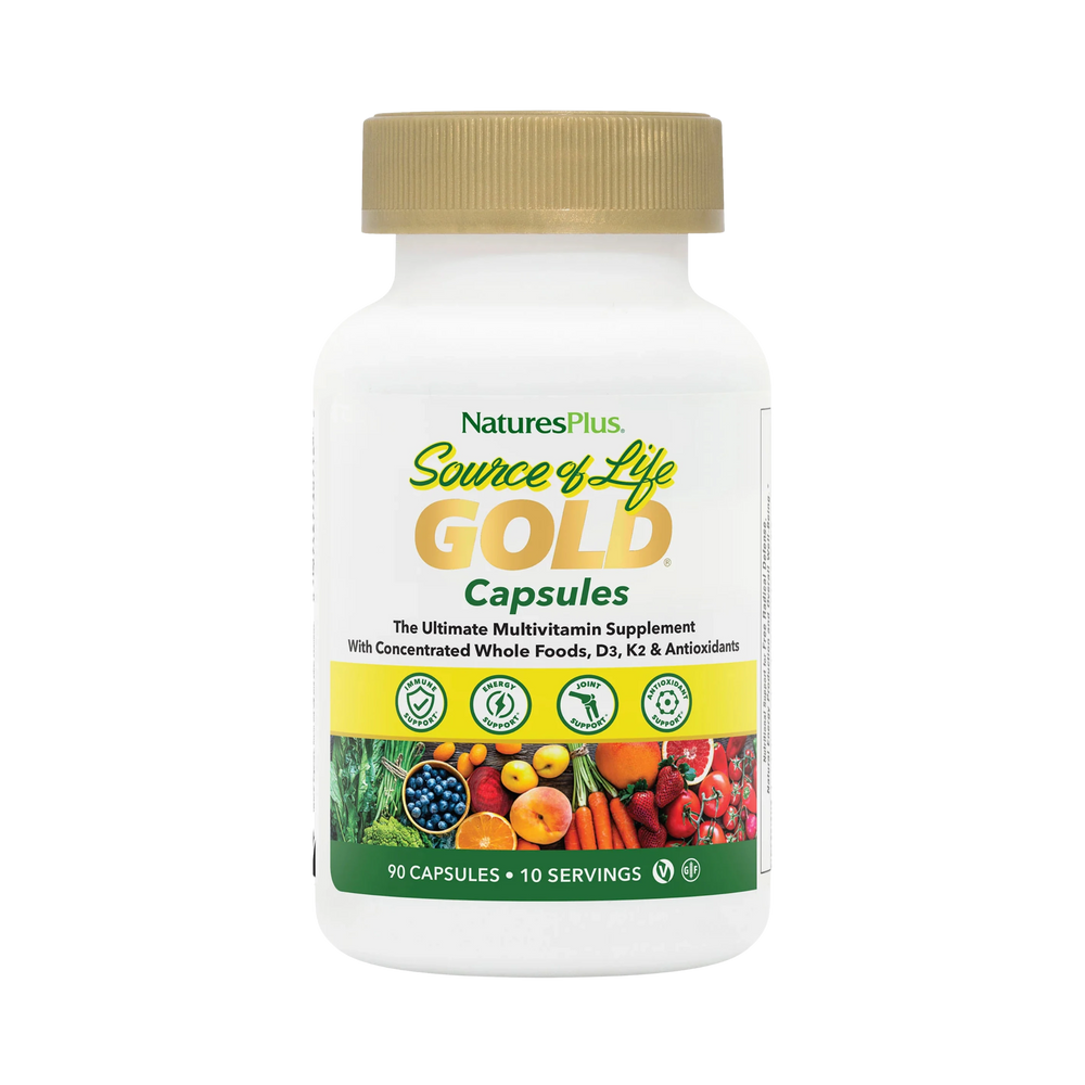 NaturesPlus, Source of Life, Gold, The Ultimate Multivitamin Supplement, 90 Capsules