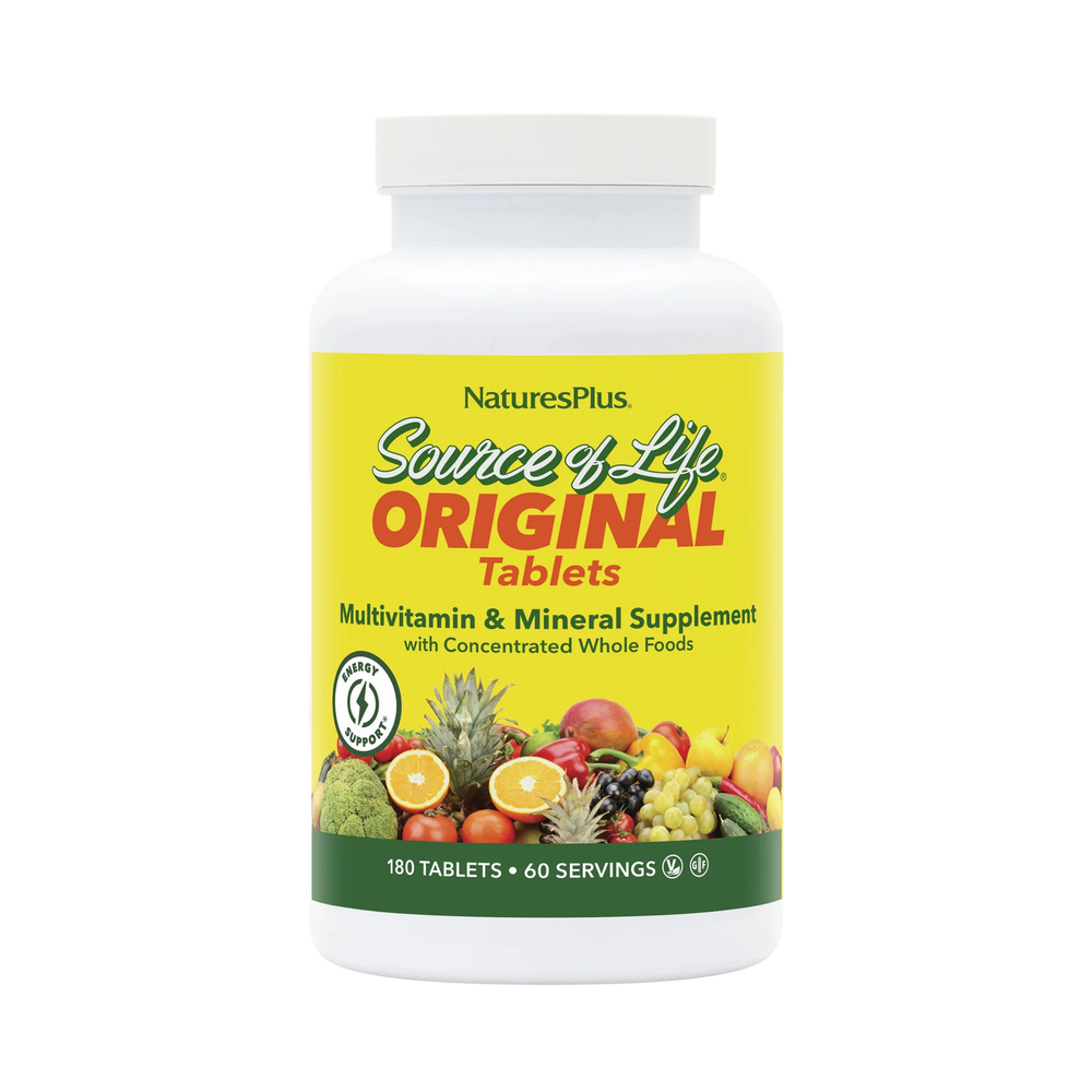 NaturesPlus, Source of Life, Multi-Vitamin & Mineral Supplement, 180 Tablets
