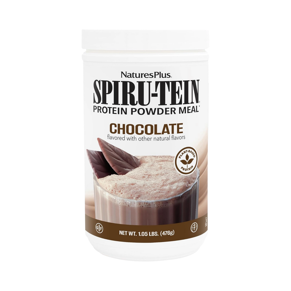 NaturesPlus, Spiru-Tein, Protein Powder Meal, Chocolate, 1.05 Lbs