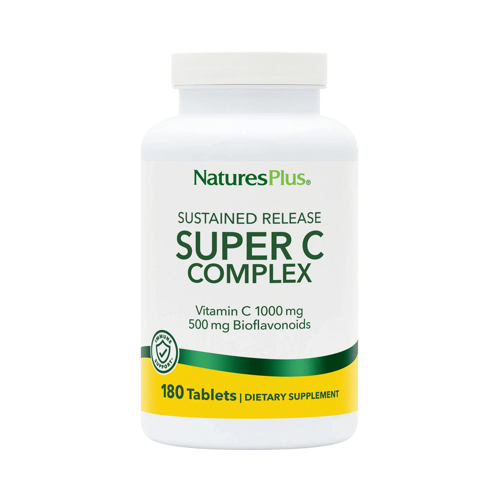 NaturesPlus, Sustained Release Super C Complex, 180 Tablets