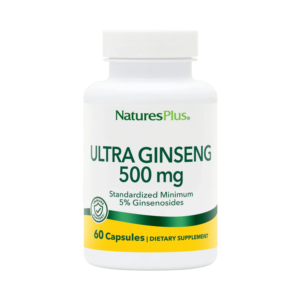 NaturesPlus, Ultra Ginseng, 500 Mg, 60 Capsule
