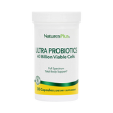 NaturesPlus, Ultra Probiotics, 40 Billion, 30 Capsules