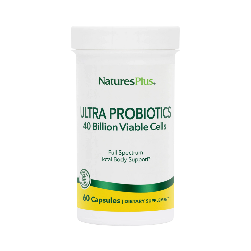 NaturesPlus, Ultra Probiotics, 40 Billion, 60 Capsules