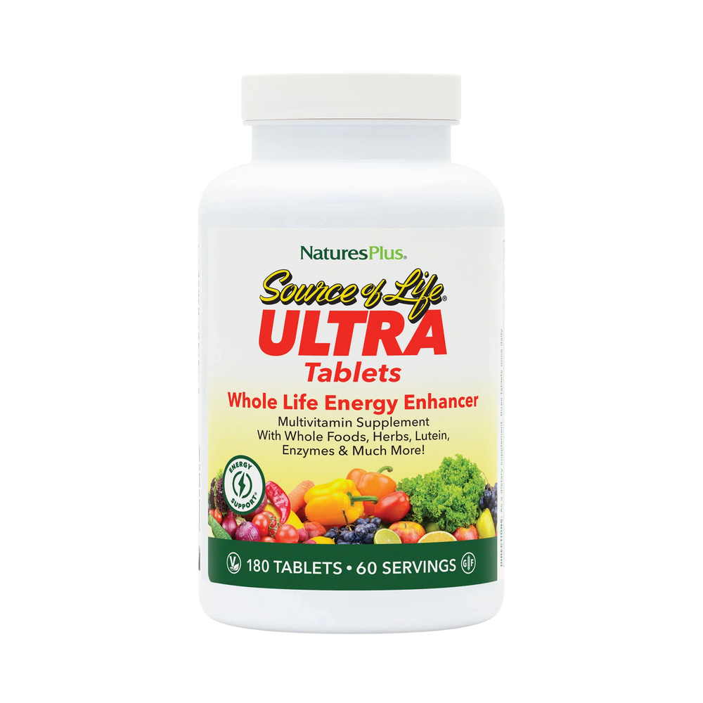 NaturesPlus, Ultra Source of Life Energy Enhancer Multi With Lutein, 180 Tablet
