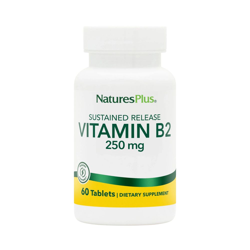 NaturesPlus, Vitamin B2, 250 Mg, 60 Tablets