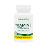 NaturesPlus, Vitamin E 400 IU Mixed D-Tocopherol, 60 Softgels