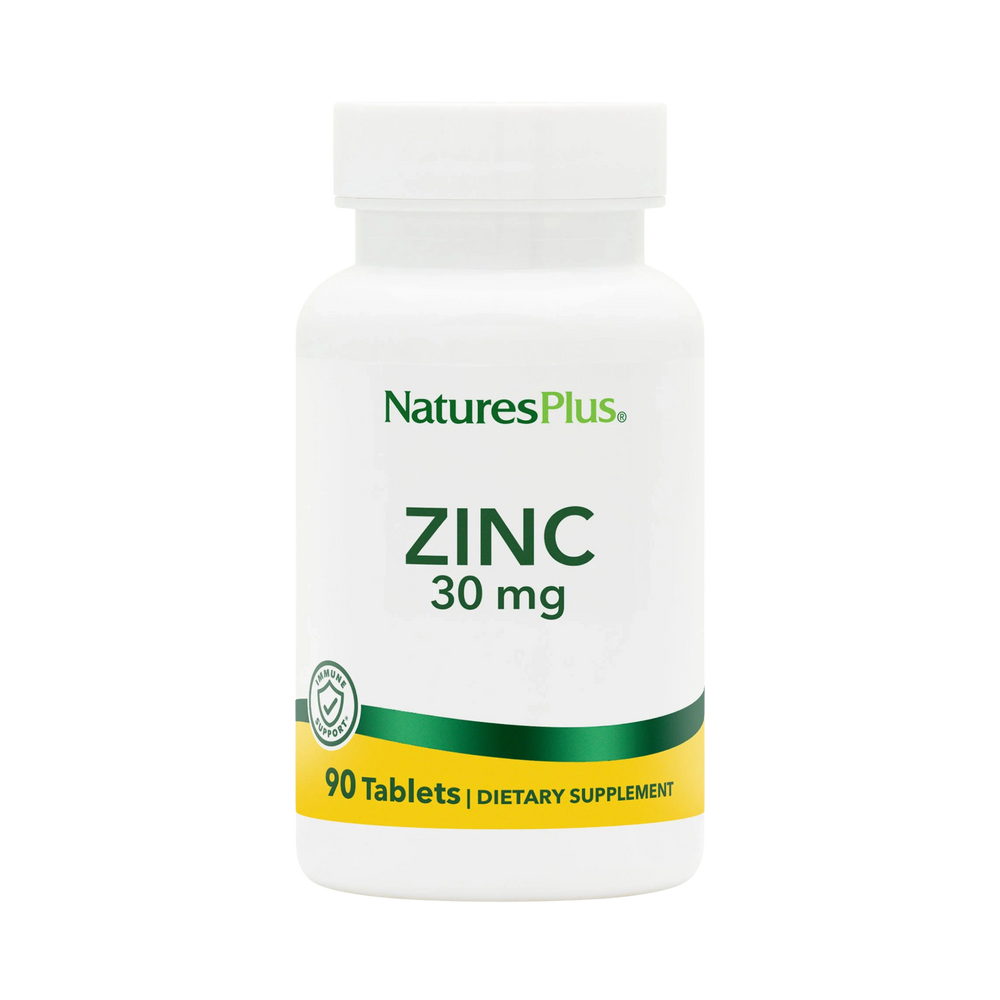 NaturesPlus, Zinc, 30 Mg, 90 Tablets