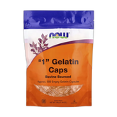 NOW Foods, "1" Gelatin Caps, Approx. 500 Empty Gelatin Capsules, 1.34 oz, 38 g