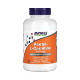 NOW Foods, Acetyl-L-Carnitine, 500 mg, 200 Veg Capsules