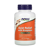 NOW Foods, Acid Relief with Enzymes, 60 Chewables