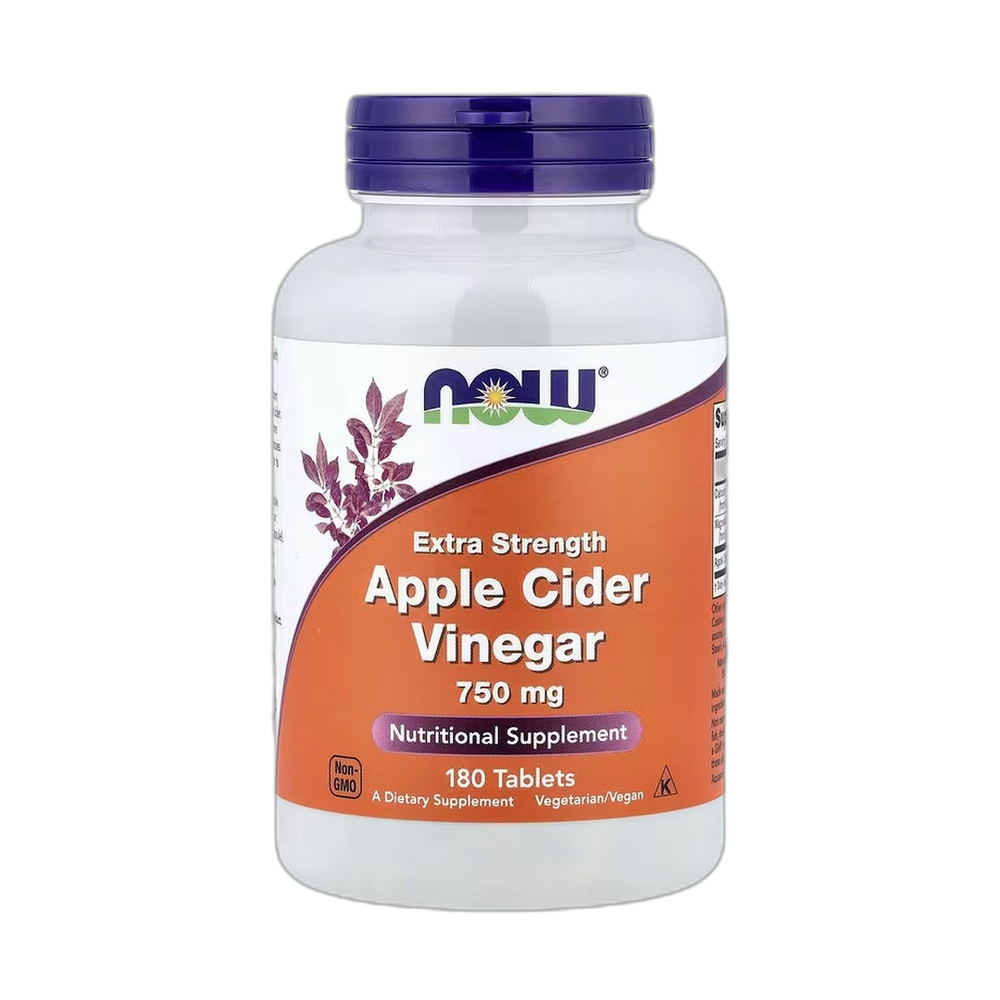 NOW Foods, Apple Cider Vinegar, 750 mg, 180 Tablets