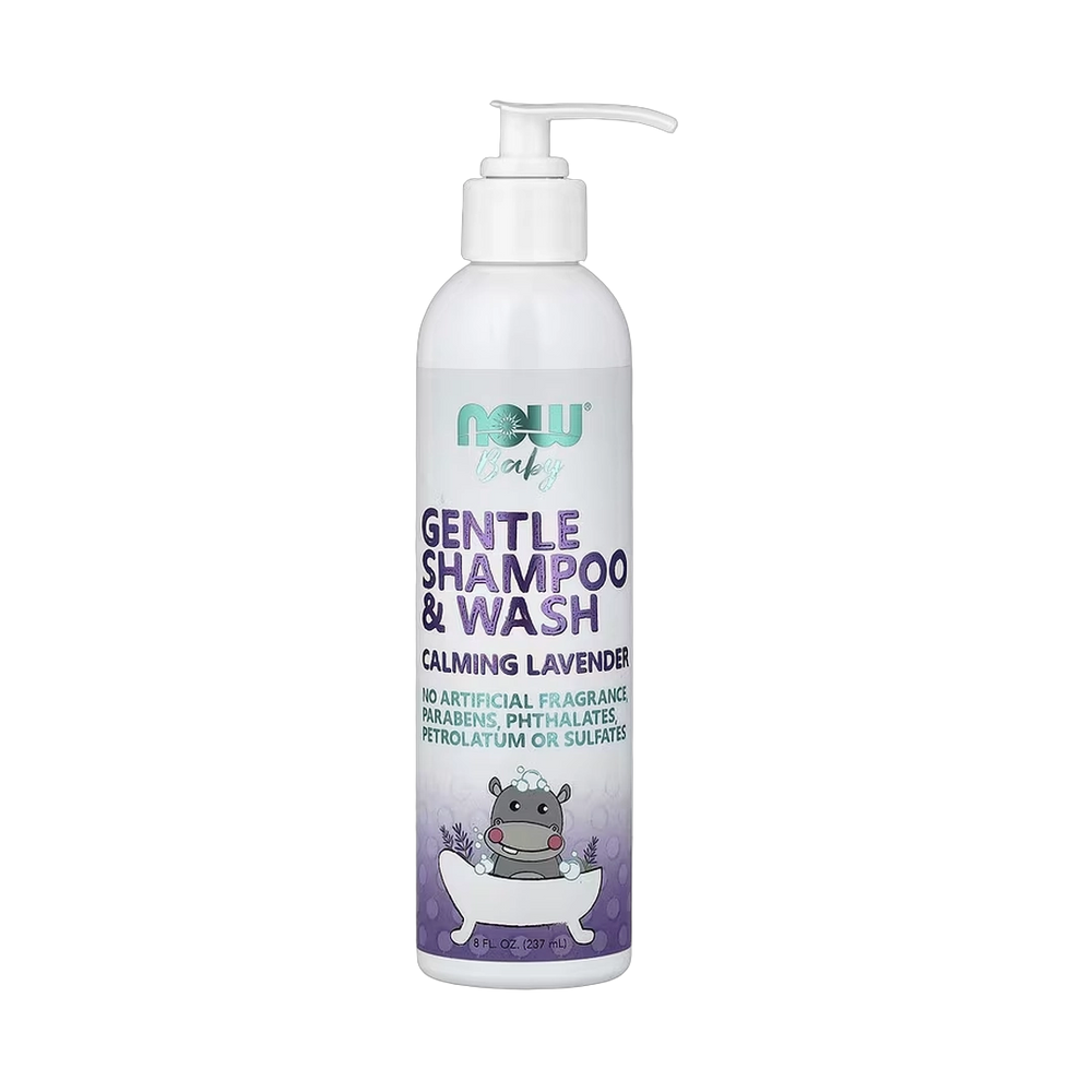 NOW Foods, Baby, Gentle Shampoo & Wash, Calming Lavender, 8 fl oz, 237 ml