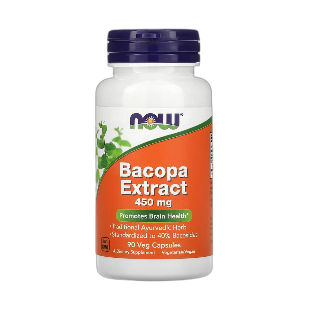 NOW Foods, Bacopa Extract, 450 mg, 90 Veg Capsules