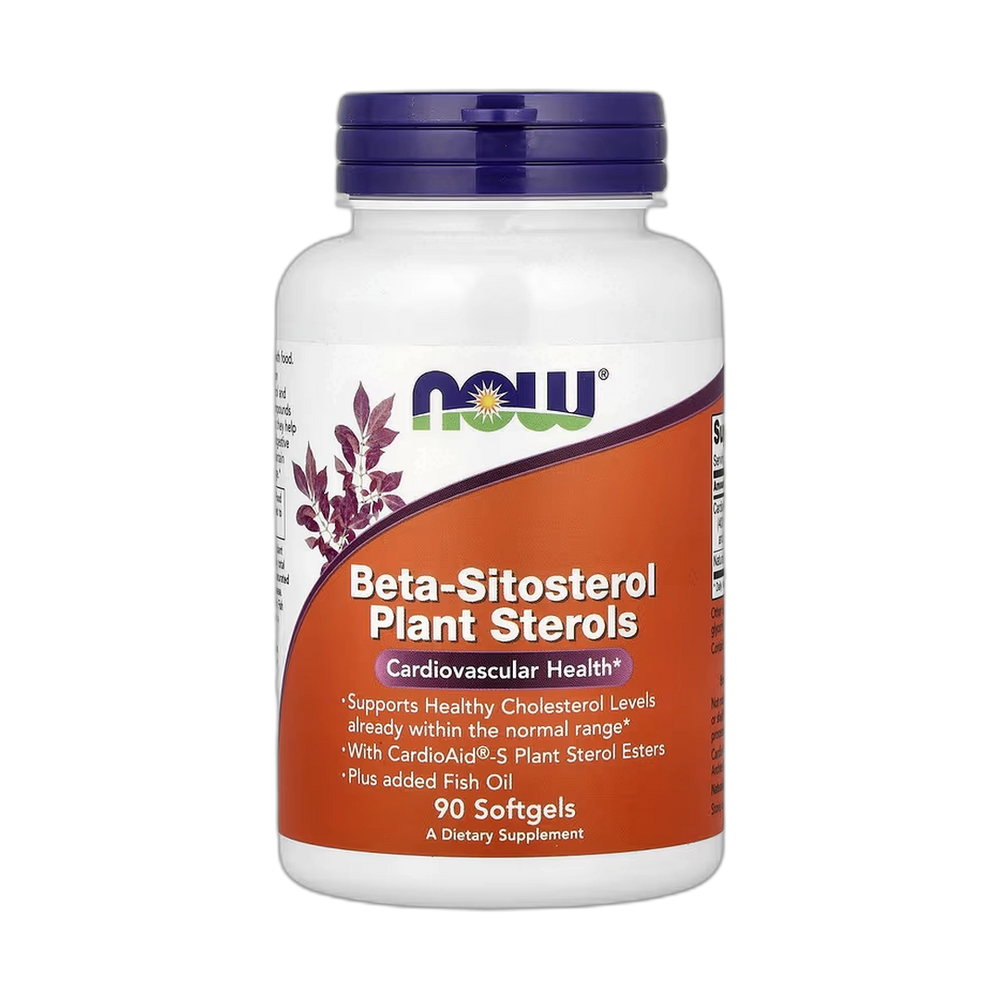 NOW Foods, Beta-Sitosterol Plant Sterols, 90 Softgels